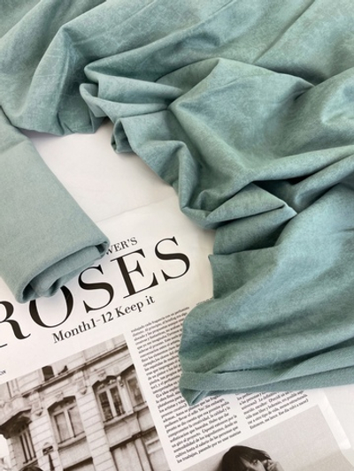 МЯТА ВАРЕНКА - Рибана с лайкрой ПЛОТНАЯ компакт пенье (к0 полезная ширина 188см)