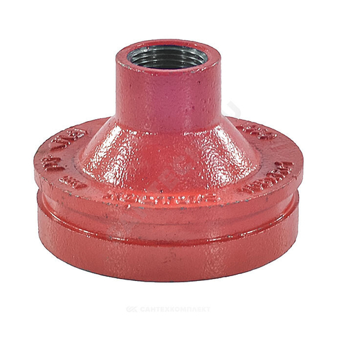 Переход резьбовой под муфту грувлок XGQT07S Ду80х40 (Дн89х1 1/2") Ру16 LEDE