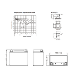 Аккумулятор WBR SMT / WBR MT 12-12 (YTX14-BS, YTX12-BS)