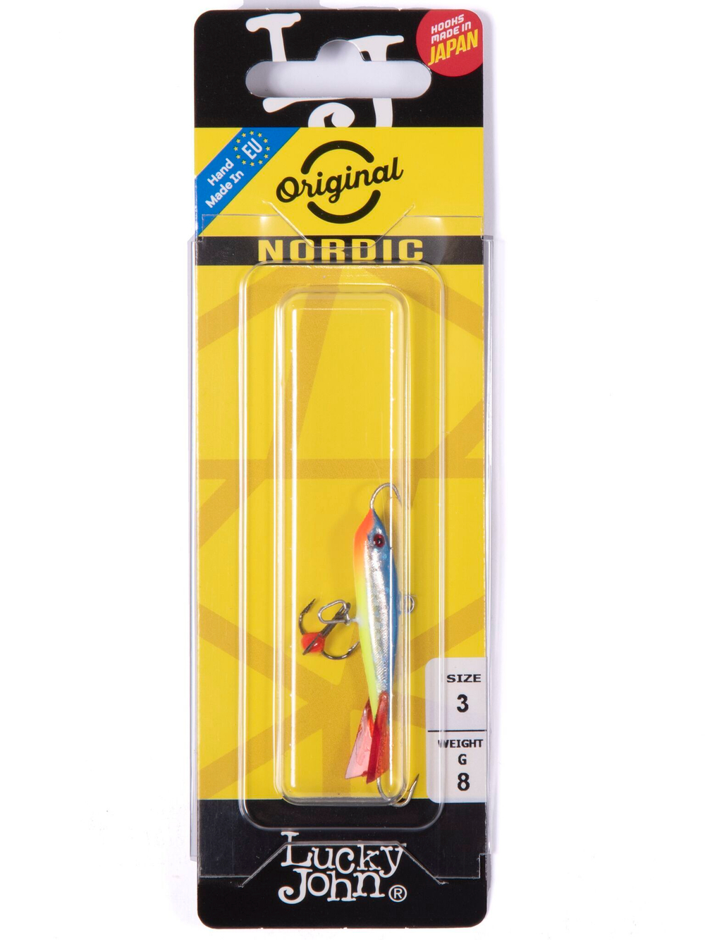 Балансир Lucky John NORDIC 3 с тр. 35мм/65HRT блистер