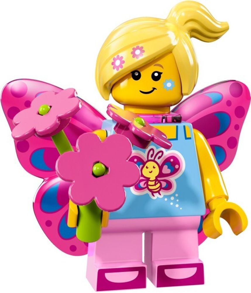 Минифигурка LEGO    71018 - 7  Девушка-бабочка