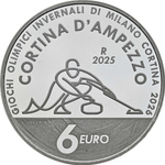 ИТАЛИЯ, 2025, 6 ЕВРО [СЕРЕБРО]