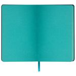 Ежедневник датированный 2023 А5 138x213 мм BRAUBERG "Stylish", под кожу, бирюзовый, 114071