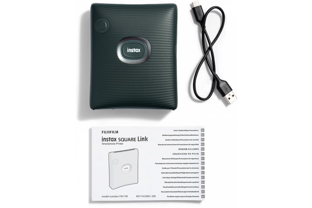Фотопринтер Fujifilm Instax Square Link Midnight Green