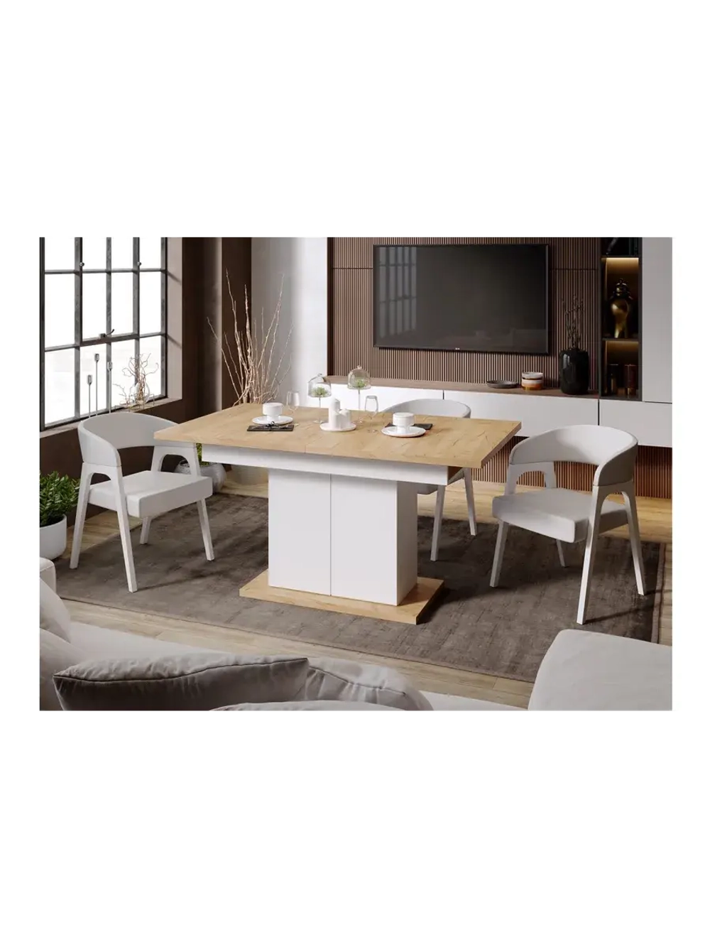 Стол кухонный обеденный раздвижной 85х150,4х77 см