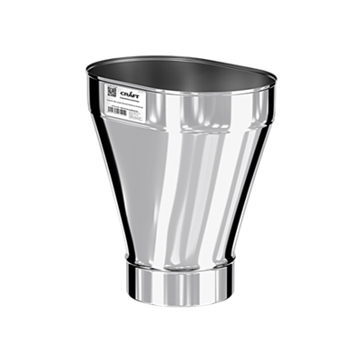 Craft Oval переход с круга (П) на овал (М) 0,33м 100х200 (316/0,5) Ф115