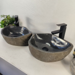 Раковина из речного камня ПАРА! RS-65479 45*33*15 0865