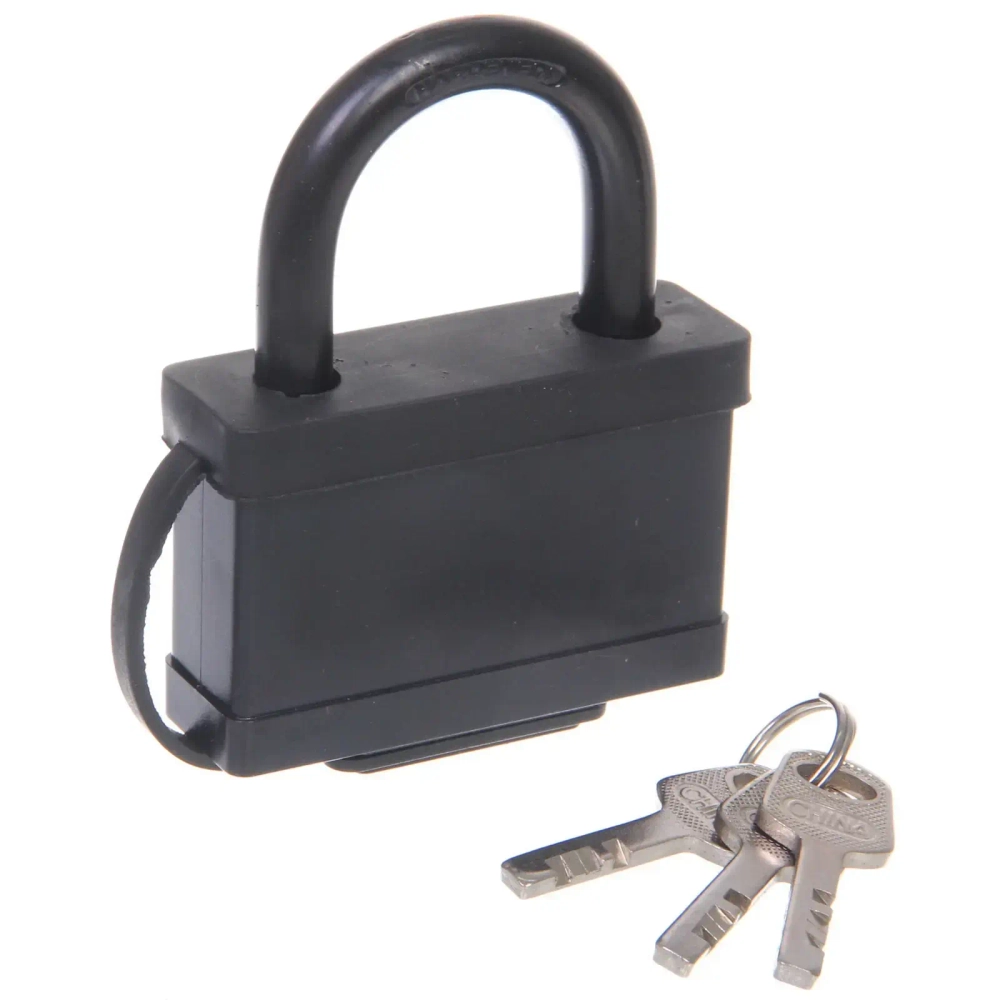 Замок навесной 70мм черный, блистер