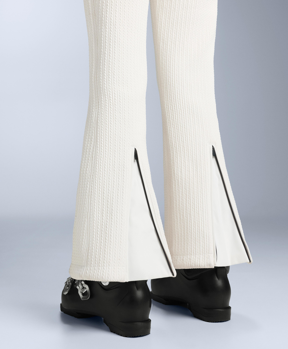 Oysho Водостойкий комбинезон клеш SKI, белый