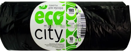 Мешки для мусора 95х120 180л 10шт ECO CITY