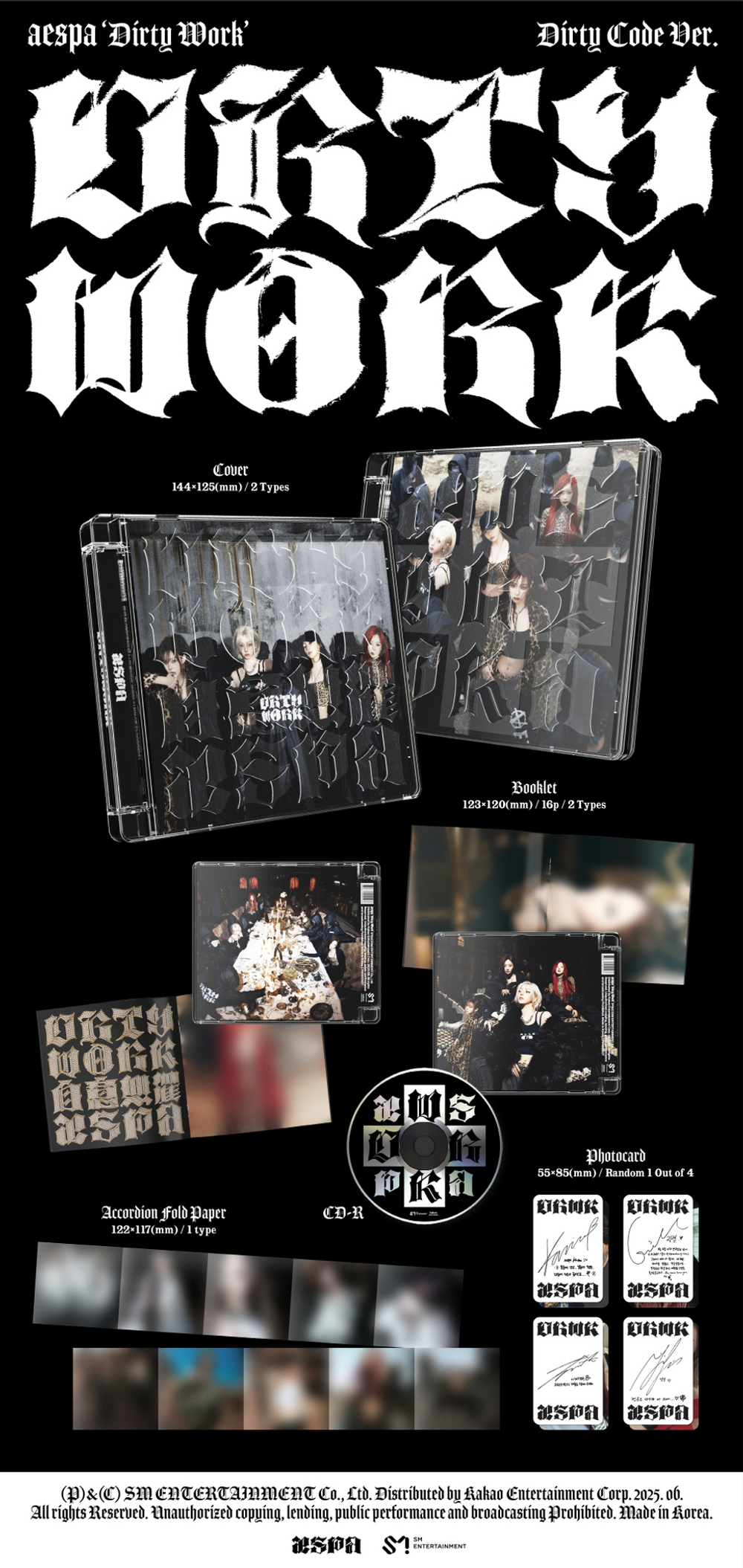 Альбом aespa - Dirty Work (Dirty Code Ver.)