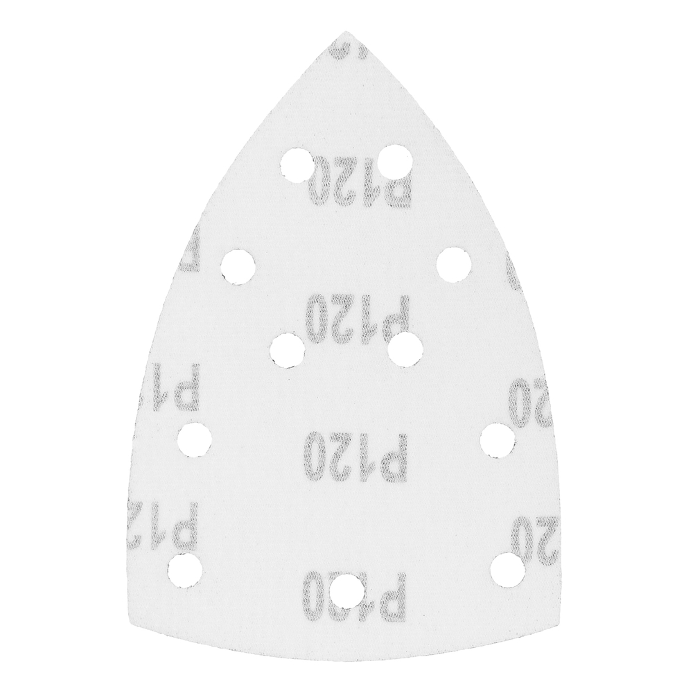 Треугольник абразивный на ворc. подложке под "липучку", перф., P 120, 150х150х100 мм, 5 шт. Denzel