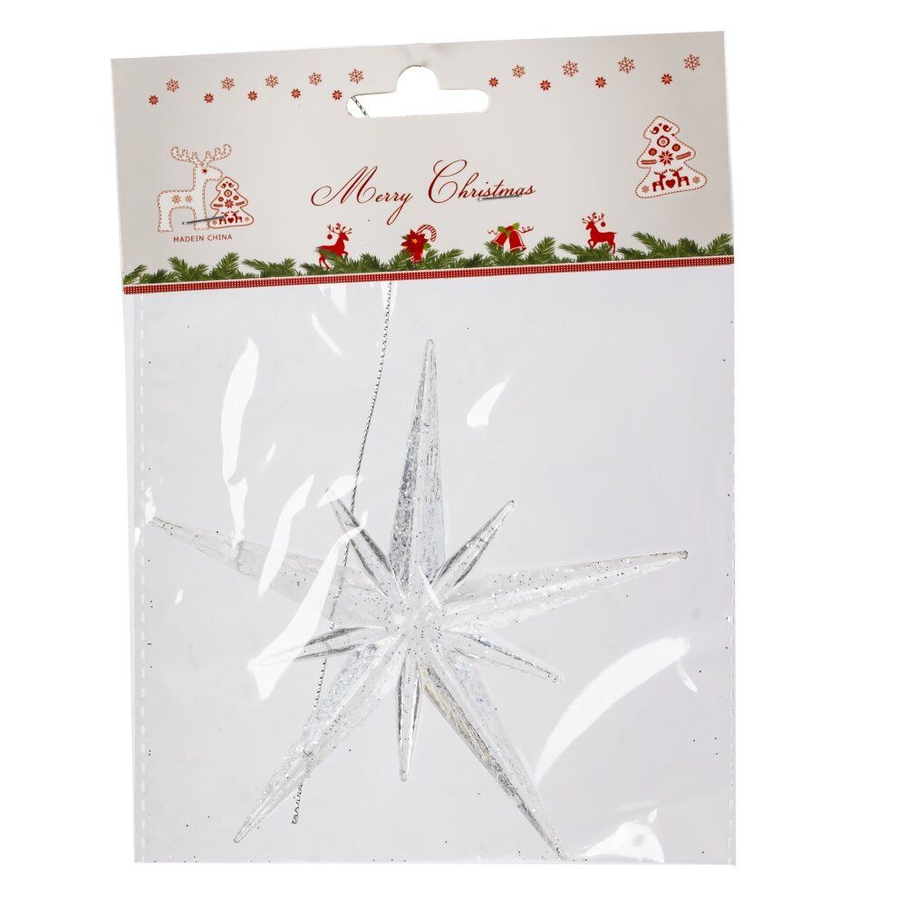GAEM Украшение новогоднее "Звезда", L11,5 W1 H11,5 см