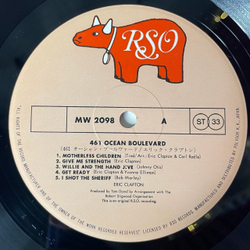 Винтажная виниловая пластинка LP Eric Clapton 461 Ocean Boulevard (Japan 1974) (Obi) I Shot The Sheriff