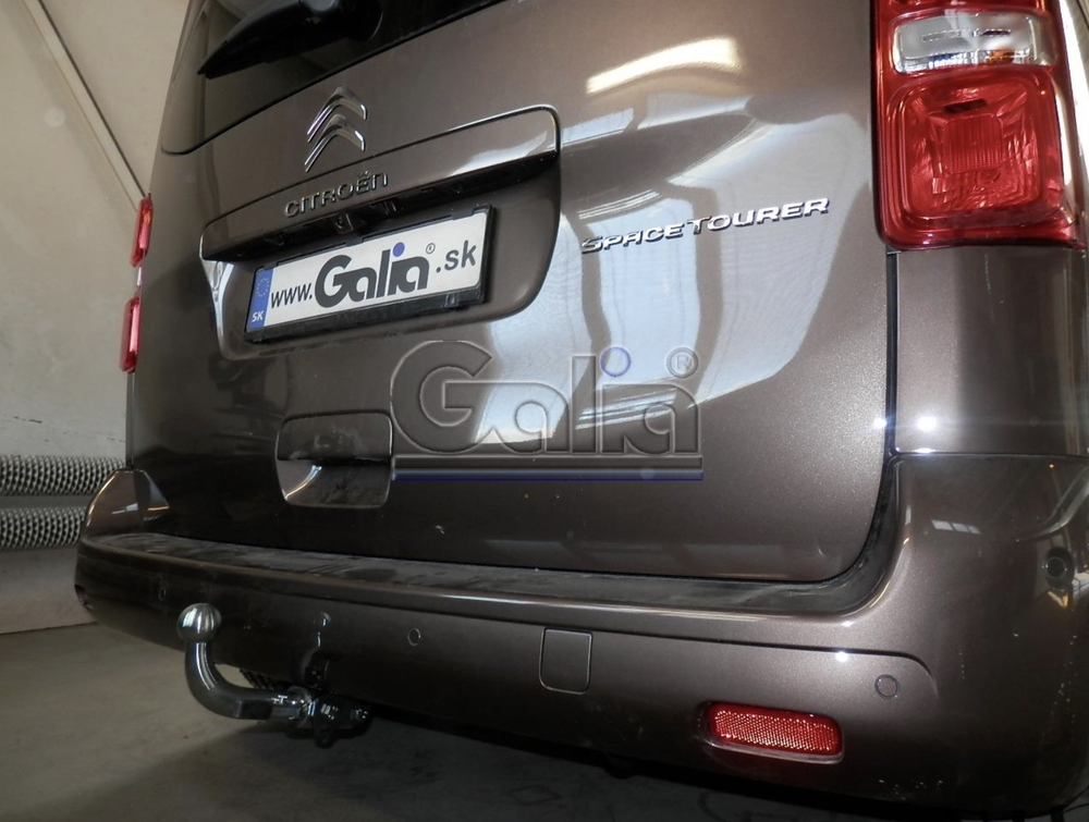 Фаркоп оцинкованный Galia C072A для Citroen Spacetourer 2016-, Peugeot Traveller 2016-, Citroen Jumpy 2016-, Peugeot Expert 2016-, Toyota Proace 2016-(паспорт и сертификат в комплекте)(без электрики)