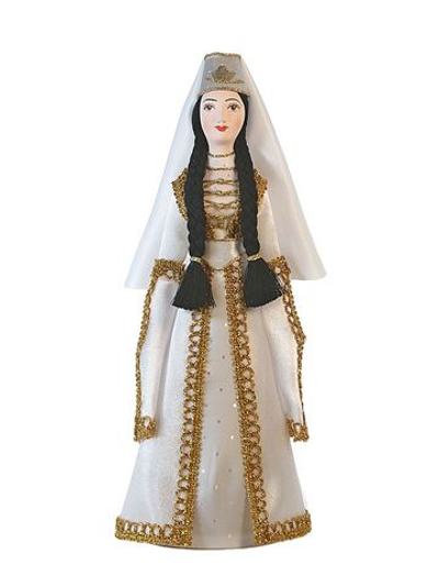 Кукла коллекционная в женском костюме Абхазии