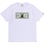 A Bathing Ape Bathing Ape Футболка Cotton Moderate Regular Straight Fit Summer 0zxtem306101q белый