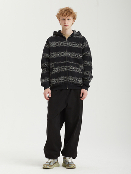 Мужская Толстовкаи Faded Waffle Zip-thru