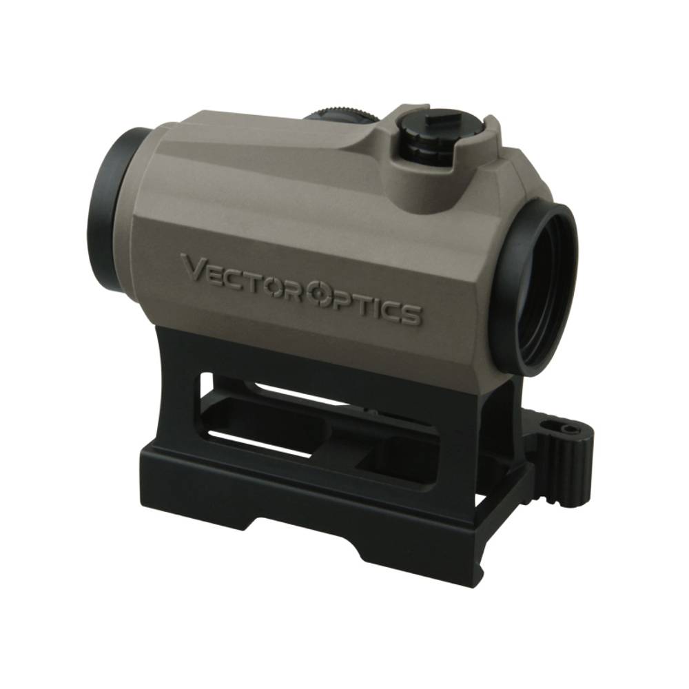 Коллиматорный прицел Vector Optics Maverick 1x22 SOP 3МОА,закрытый, быстросъёмный на Weaver, резиновое покрытие, цвет FDE (SCRD-39)