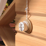 Выключатель на 4 положения двухклавишный (белый) Ретро