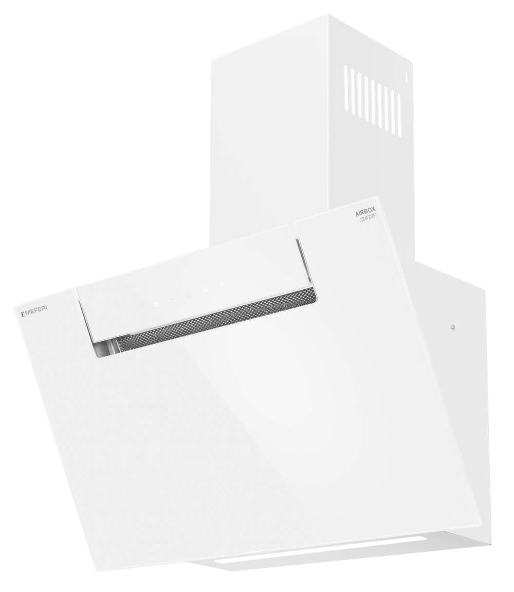 Наклонная пристенная вытяжка Meferi AIRBOX60WH COMFORT фото 