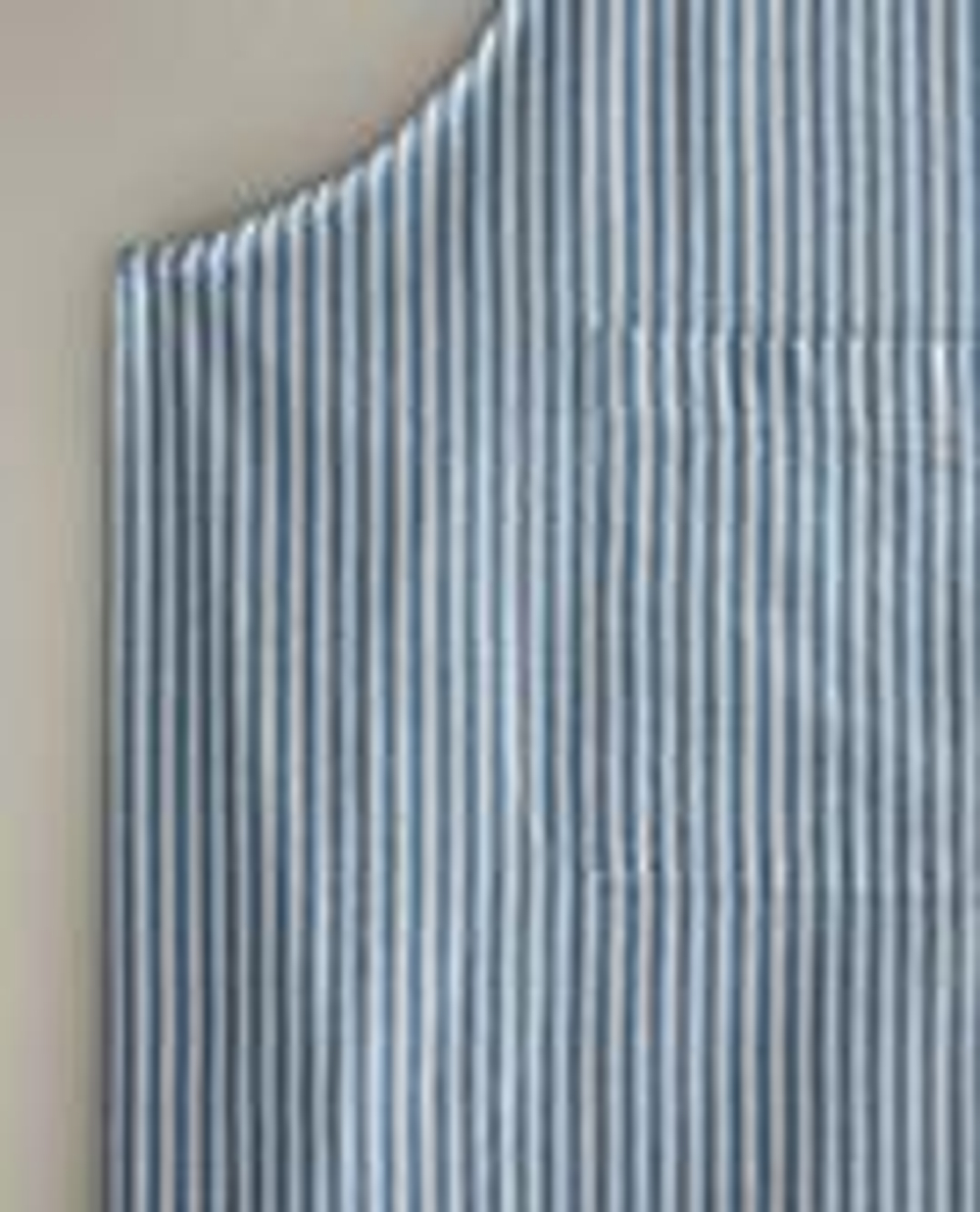 ZARA HOME ХЛОПКОВЫЙ ФАРТУК В ПОЛОСКУ, СИНИЙ