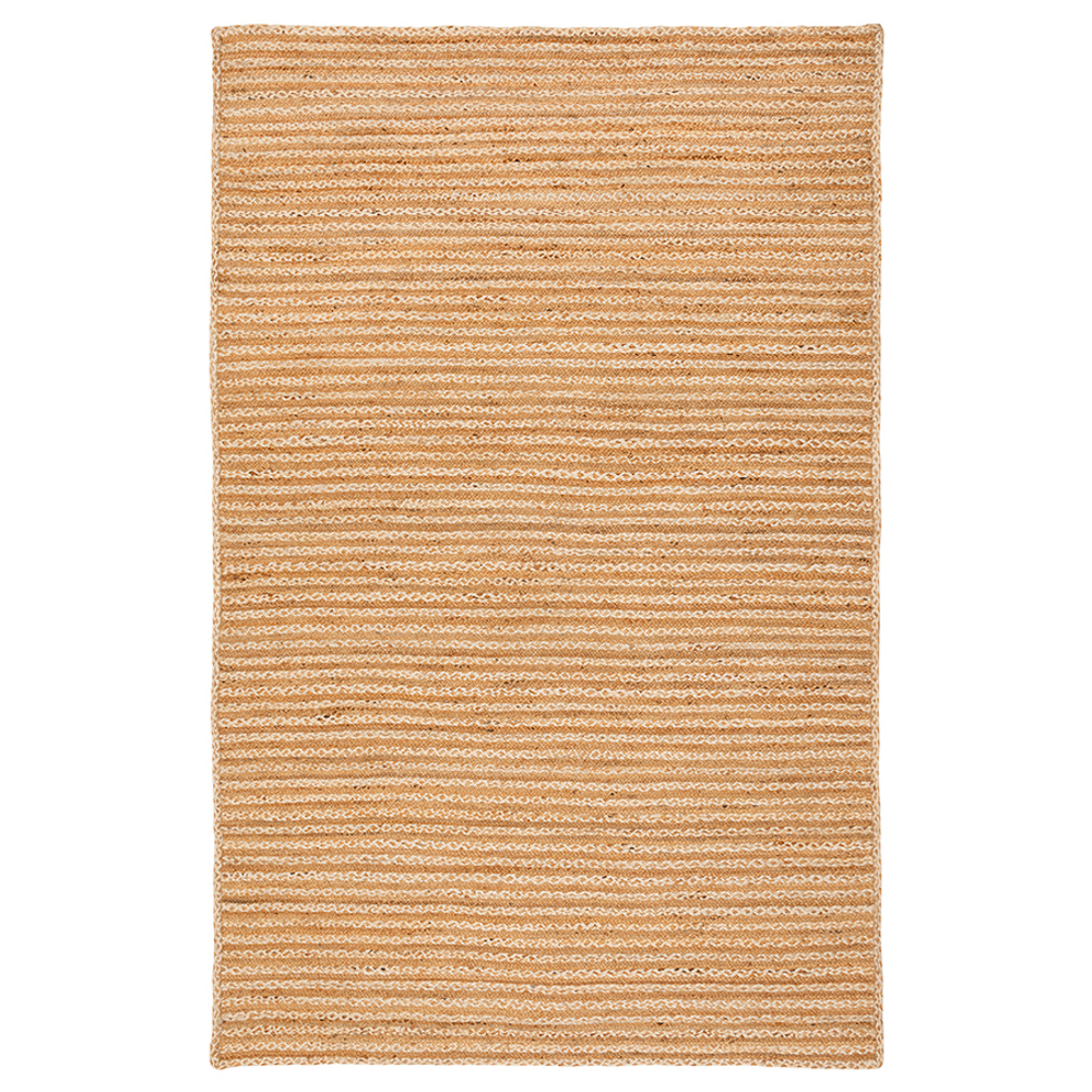 Ковер из джута 200х300см Tkano Ethnic бежевый в полоску