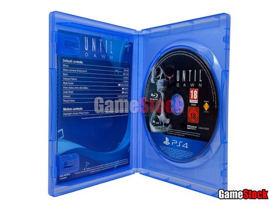 PS4 Until Dawn / Дожить до рассвета Б/У CUSA-00194 (Английская версия)
