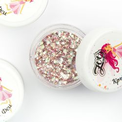 1399 Шестигранники микс "Крылья феи" 2 г