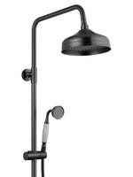 Душевая система с термостатом WONZON & WOGHAND RETRO, Темный графит (WW-B3041-BGG)