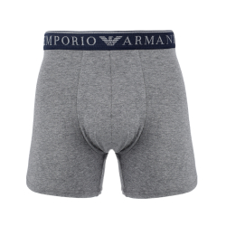 Набор мужских трусов боксеров 2в1 (серый, серо-голубой) Emporio Armani 111912_4F720 15349