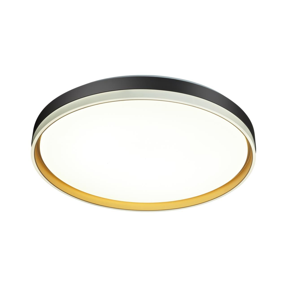 7619/DL PALE SN 042 Потолочный светодиодный светильник/белый/черный/золотистый LED 48Вт c ДУ 3000-6000К D390 IP43 пульт ДУ SAVI