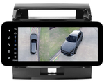 Магнитола для Toyota Land Cruiser 200 2007-2015 (экран климата снизу) - Teyes LUX ONE 360 монитор 12.3" 2K QLED на Android 10, 6Гб+128Гб, CarPlay, 4G SIM-слот, 4 камеры в комплекте
