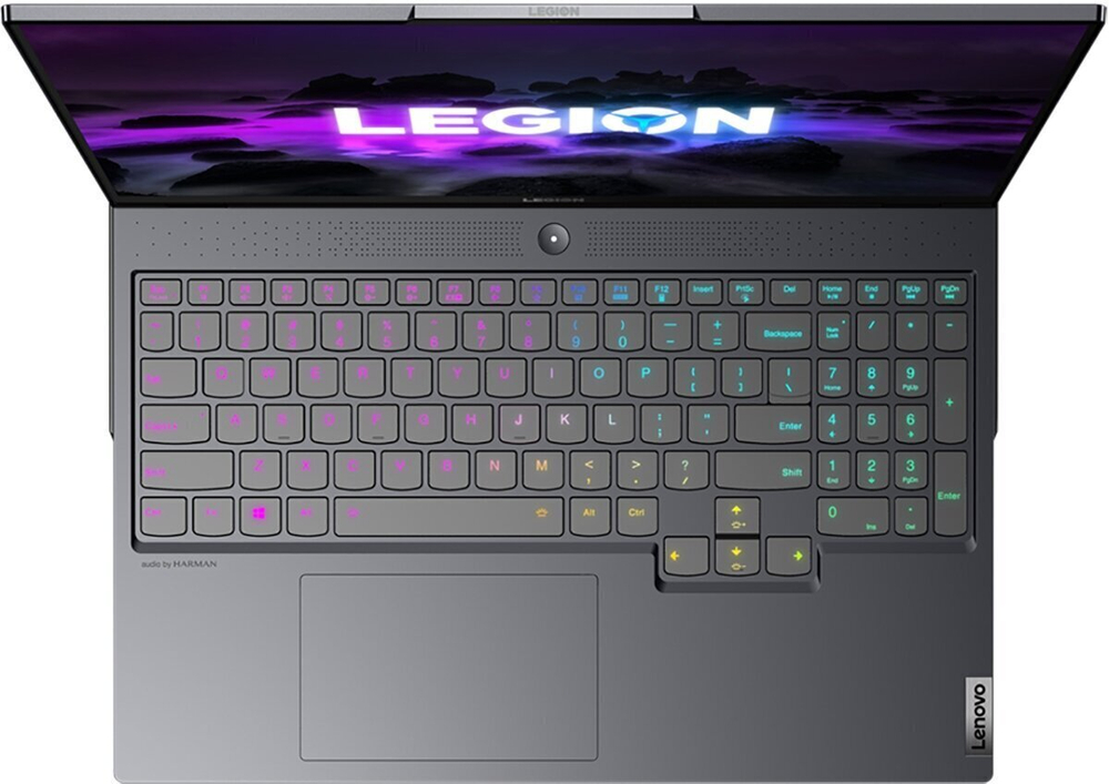 Ноутбук Lenovo Legion 7-16ACHg6. Конфигурация: AMD Ryzen 7 5800H 3.20 ГГц/16 ГБ/1024 ГБ SSD/nVidia GeForce RTX 3070 8 ГБ/Windows 11 Домашняя/16"/2560x1600 пикс. 165Hz/A1