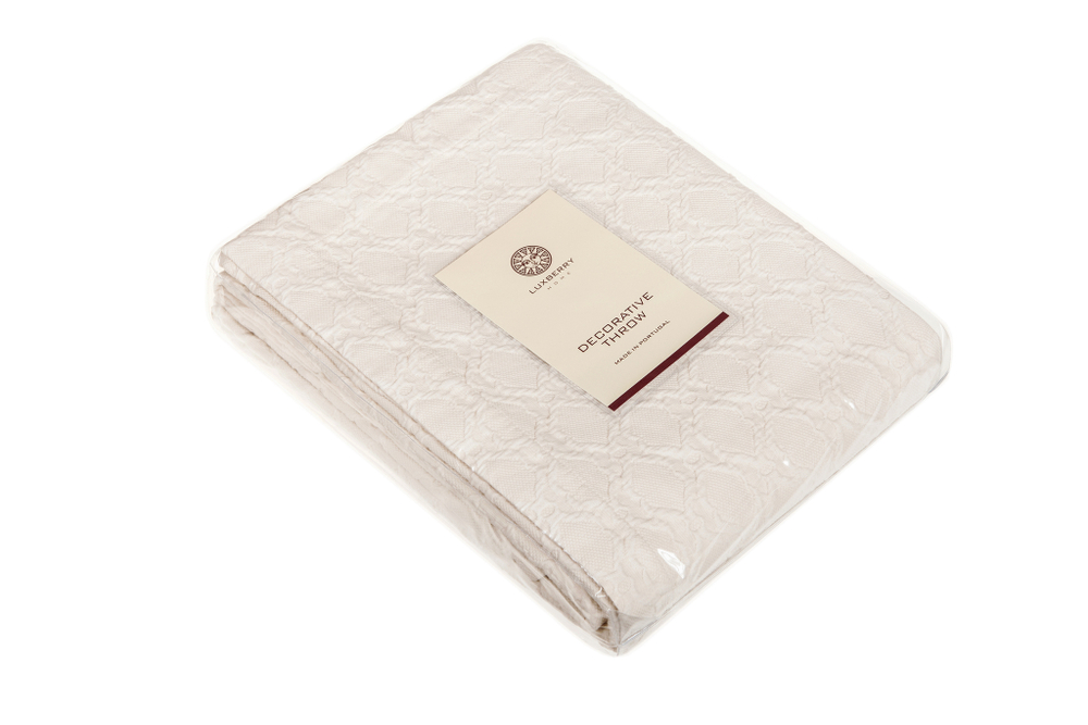 Покрывало 240x260 Luxberry Edinburg слоновая кость