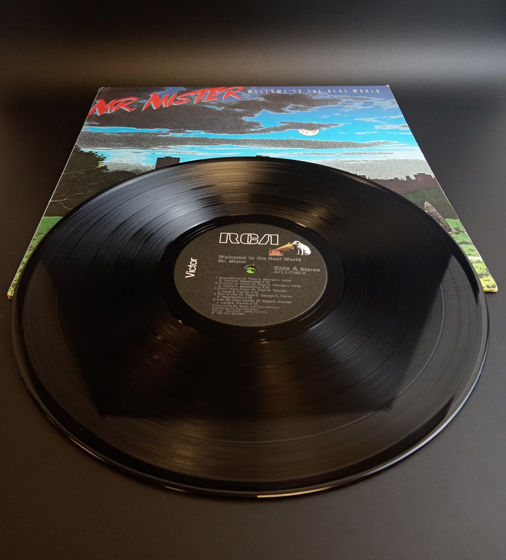 LP Mr Mister - Welcome To The Real World. Виниловая пластинка 12 дюймов New York, USA 1985 год