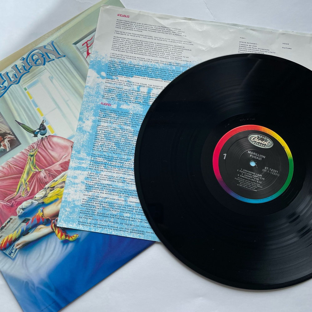Винтажная виниловая пластинка LP Marillion Fugazi (США 1984)