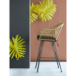 Стул полубарный Bergenson Bjorn Vetle Bent, ротанг