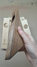 Подставка для бутылку деревянная, с покраской