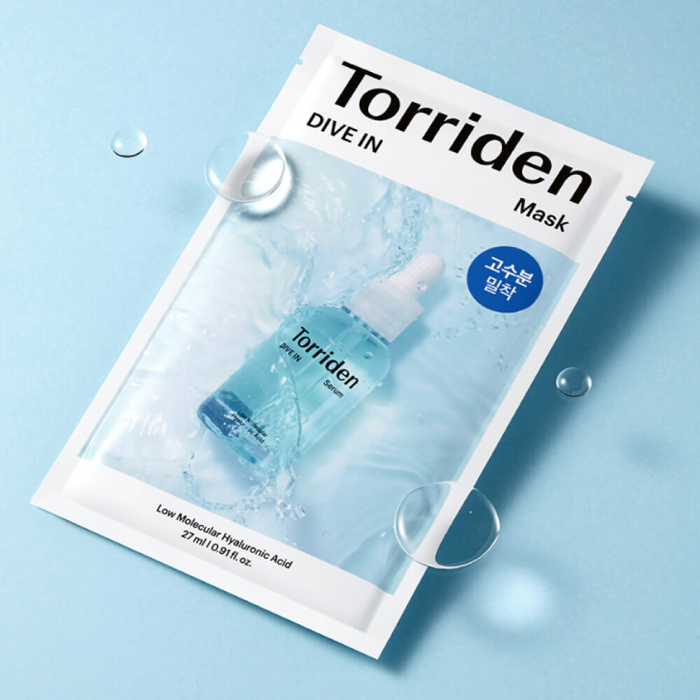 Torriden DIVE IN Low Molecular Hyaluronic Acid Mask 1шт