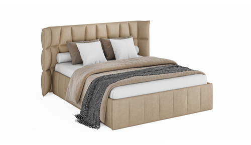 Мягкая кровать Габриэль 160*200 (подъемник) Antonio sand