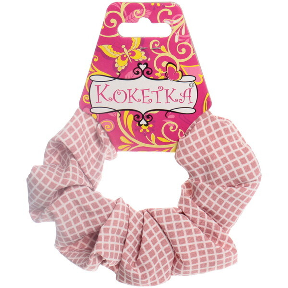 Резинка для волос «Collection School», принт клетка малая, микс 6 цветов, d-10см