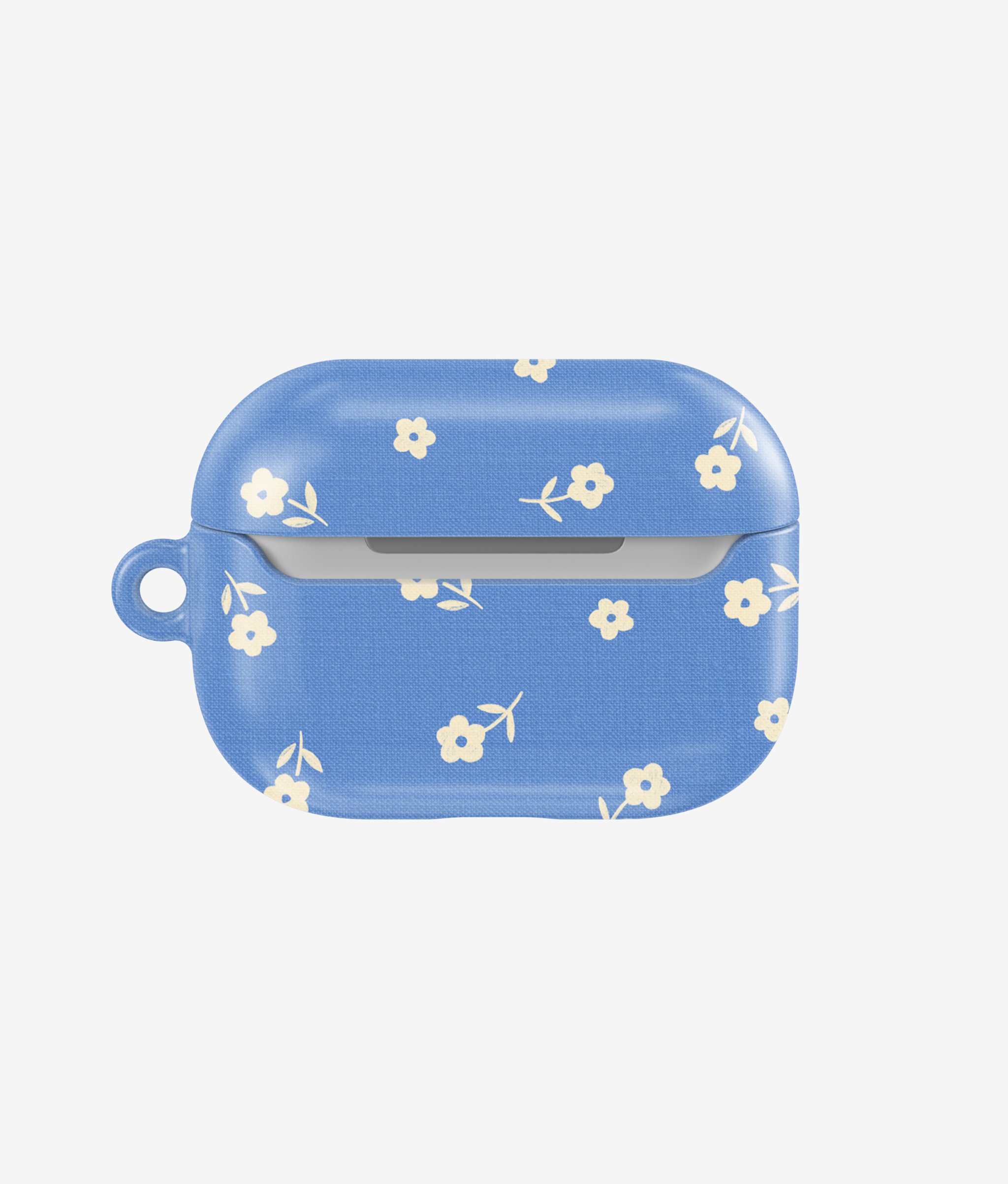 Кейс EARLY FLOWERS (голубой) для AirPods