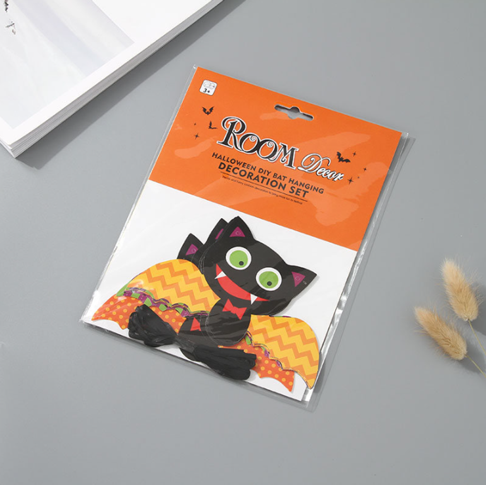 Подвесная бумажная гирлянда &quot;Halloween Bat&quot;