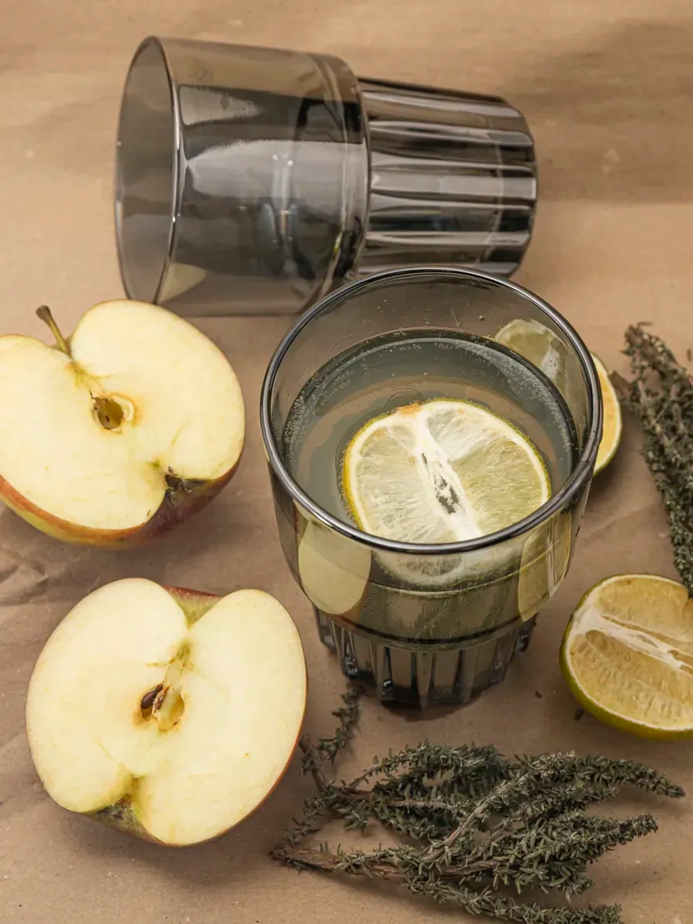 Набор универсальных бокалов, 340 мл. 6 шт. черные