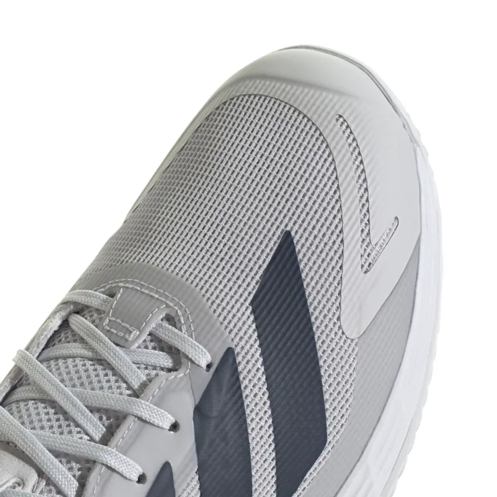 Мужские кроссовки теннисные Adidas Defiant Speed 2 M - dash grey/aurora ink/tech grey metallic