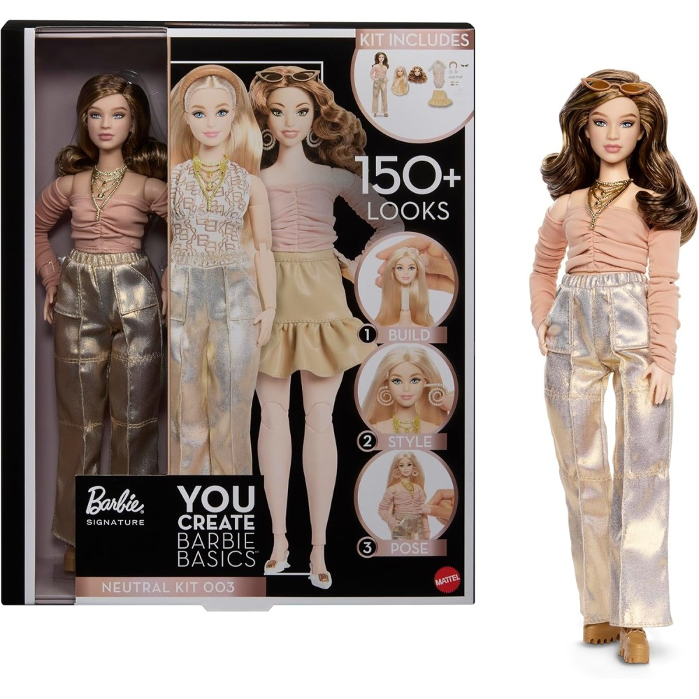 BARBIE Signature - Коллекционная кукла You Create Barbie Basics 003 JJX37