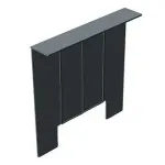 Перегородка-сифон для дождеприемника Gidrolica Point ДП 40.40 — пластиковая