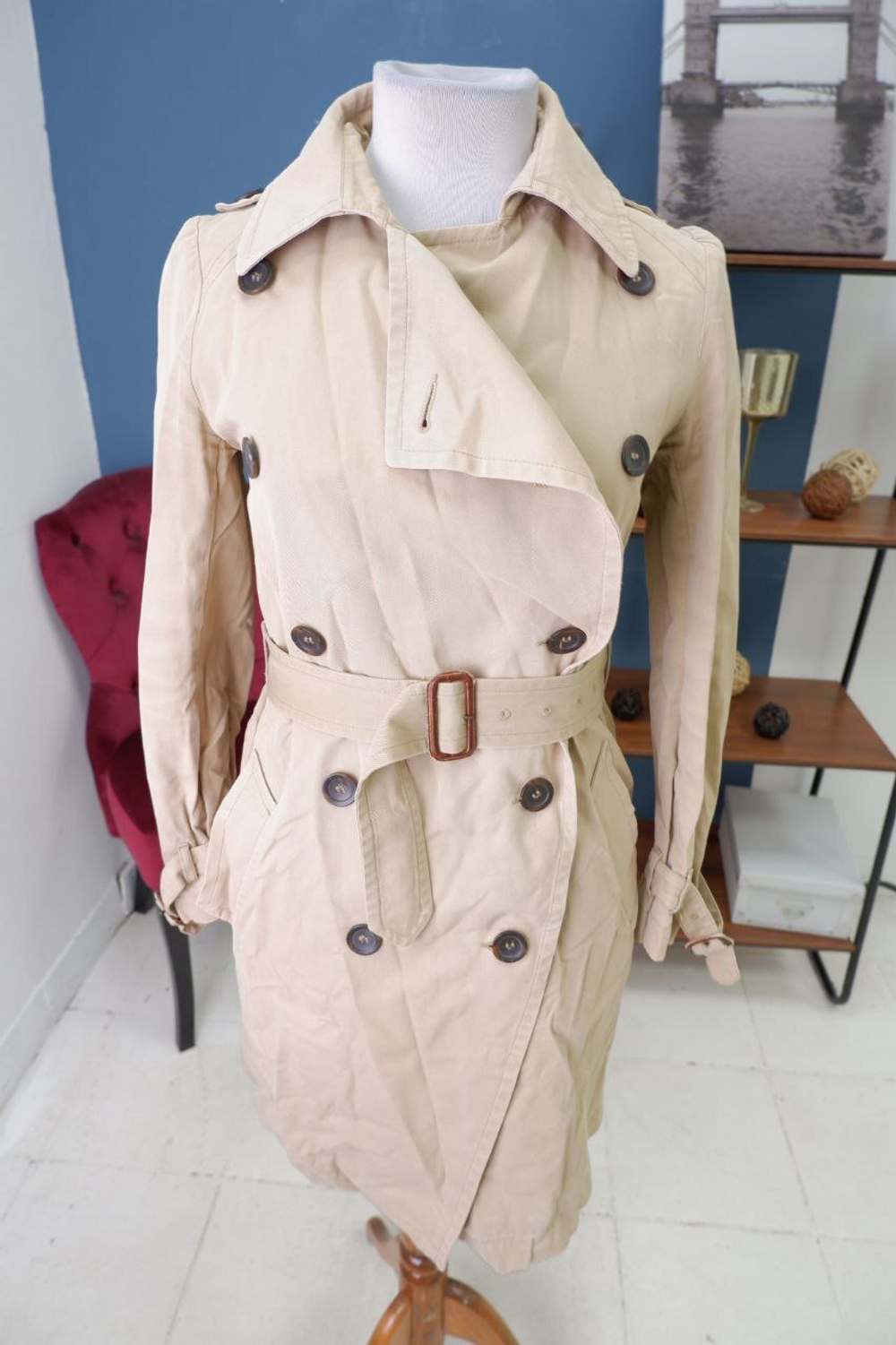 Плащ Comptoir Des Cotonniers стильный 42 размер