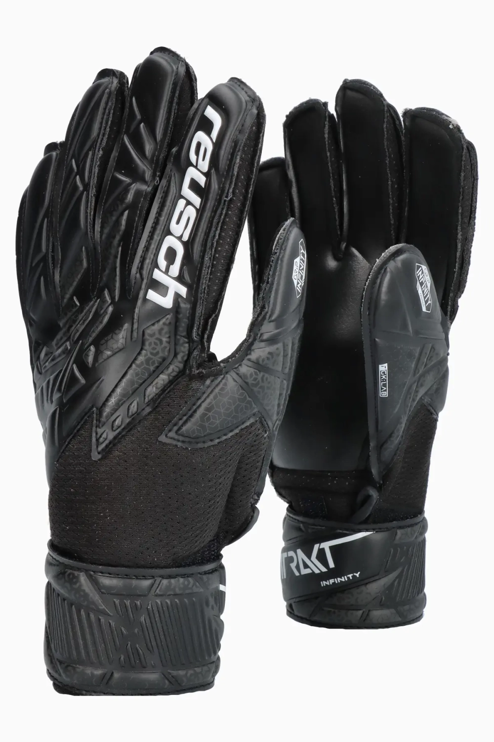 Вратарские перчатки Reusch Attrakt Infinity Junior - черный